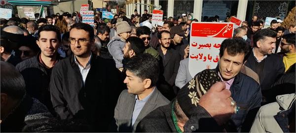 تجمع بزرگداشت روز بصیرت در همدان برگزار شد