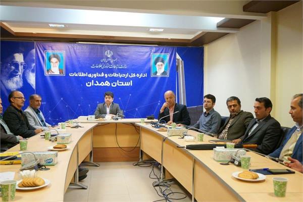 جلسه هماهنگی کمیته ارتباطات مدیریت بحران همدان برای مانور زلزله برگزار شد