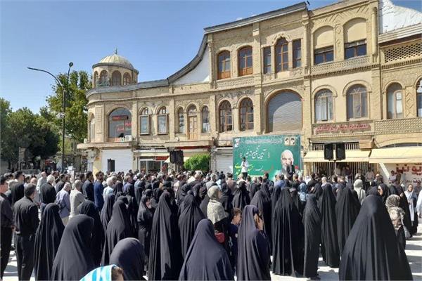مراسم تشییع پیکر کارمند شرکت ارتباطات زیرساخت همدان برگزار شد